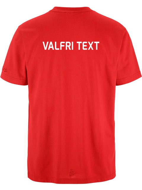 Craft T-shirt COMMUNITY 2.0, Red - Supporter (Ingelstad IBK)