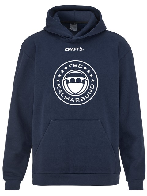 Craft Hoodtröja COMMUNITY 2.0, Navy - stor logo (FBC Kalmarsund)