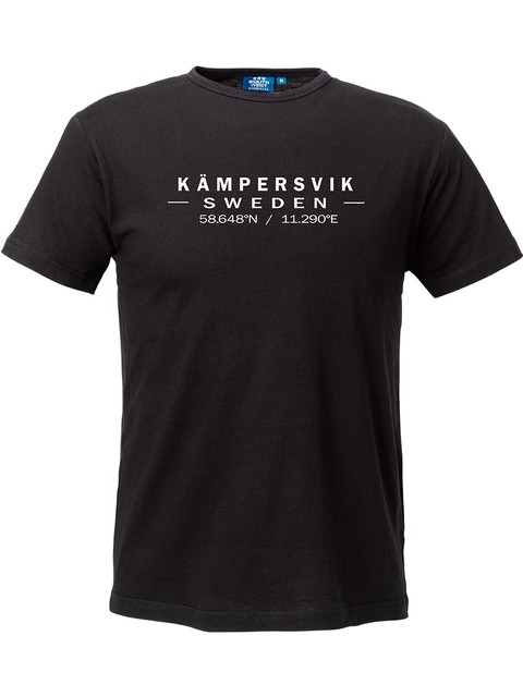 Kämpersvik T-shirt Herr, Black (modell 2)