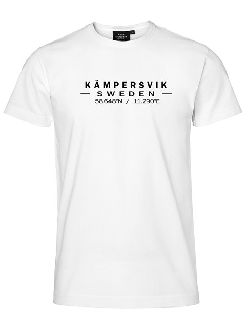Kämpersvik T-shirt Herr, Vit (modell 2)
