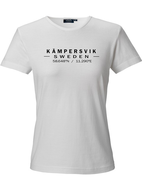 Kämpersvik T-shirt Dam, Vit (modell 2)
