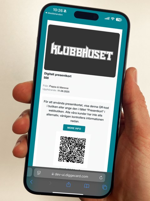Digitalt presentkort