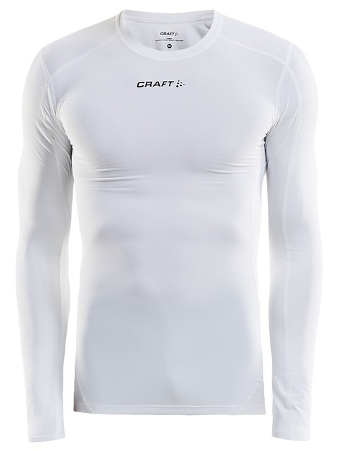 Craft Compression Shirt LS, White (Kungsbacka IF)
