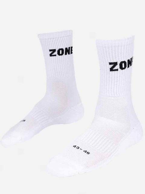 Zone Sock CLUB Low, White (LI20 - Leksand/Insjön)