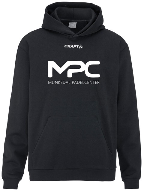 Craft Hoodie COMMUNITY 2.0, Black (Munkedal Padel Center)