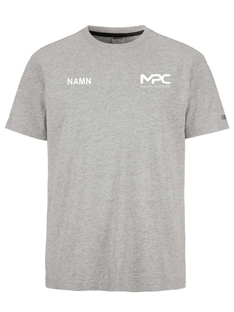 Craft T-shirt COMMUNITY 2.0, Grey Melange (Munkedal Padel Center)