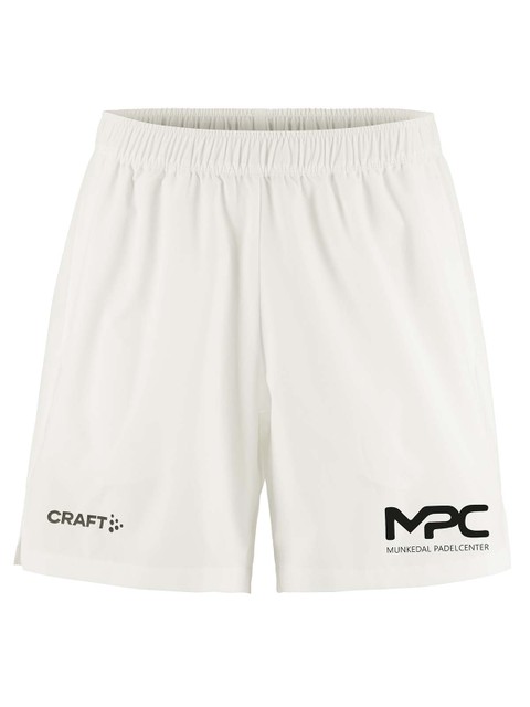 Craft Shorts ABILITY with pockets, White (Munkedal Padel Center)