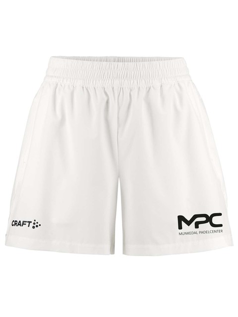Craft Shorts ABILITY with pockets, White (Munkedal Padel Center)