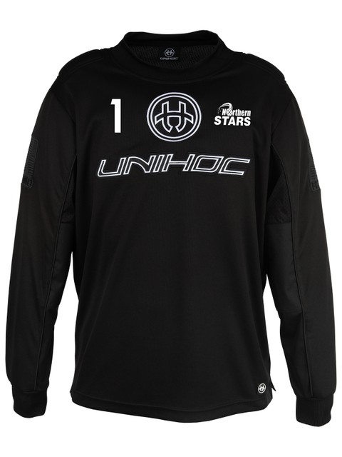 Unihoc Goalie Jersey INFERNO, Black (Northern Stars)