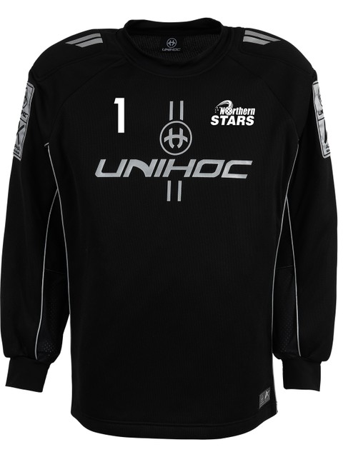 Unihoc Goalie Jersey ALPHA, Black (Northern Stars)