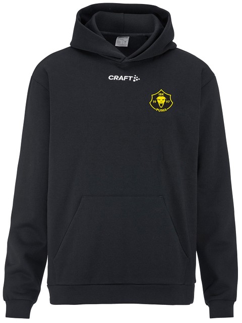 Craft Hoodie COMMUNITY 2.0, Black - small logo (IBK Puma)