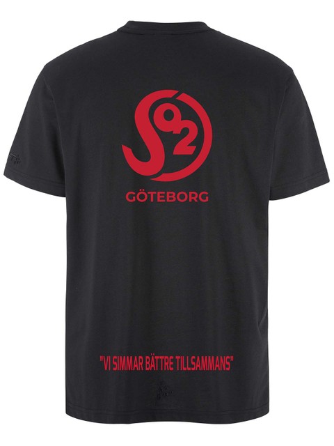 Craft T-shirt COMMUNITY 2.0, Black (Simklubben S02)