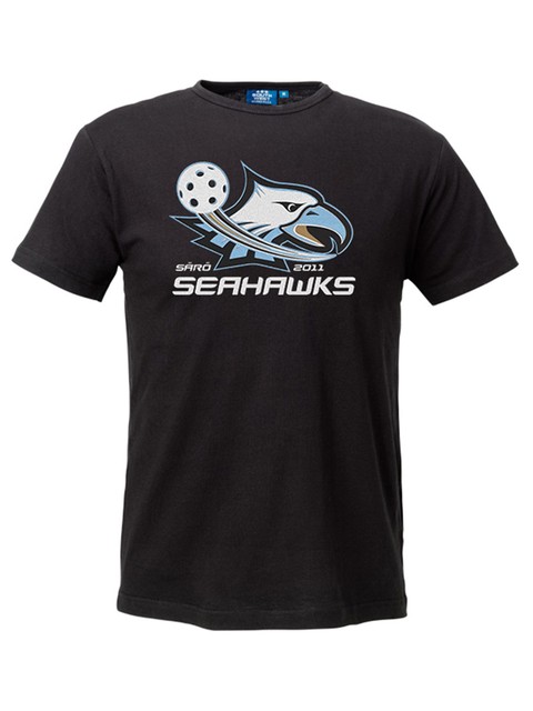 T-shirt Black Cotton (Särö Seahawks)