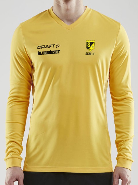 Craft Squad Solid Jersey LS, Yellow (Skee IF)