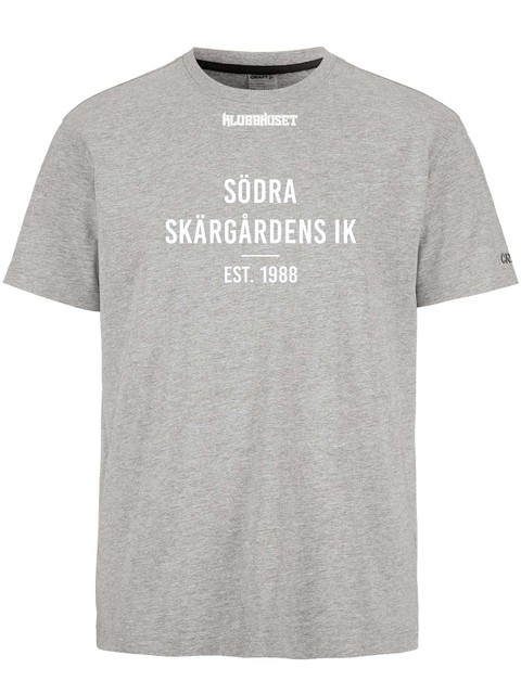 Craft T-shirt COMMUNITY 2.0, Grey Melange (Södra Skärgårdens IK)
