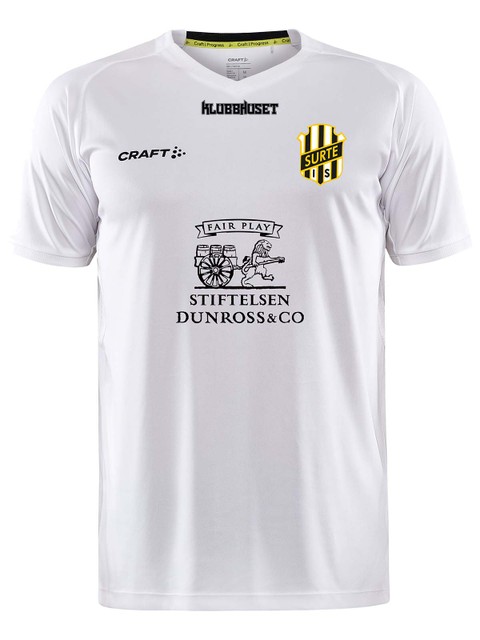 Craft Match Jersey Progress 2.0 Solid, White (Surte IS Fotboll)