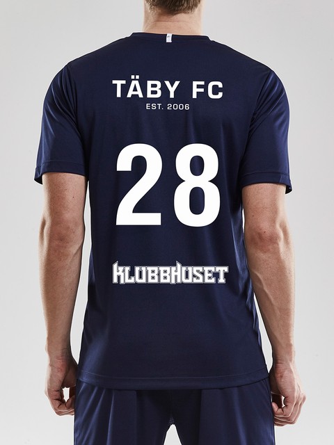 Craft T-shirt Squad Solid - Match, Borta (Täby FC)