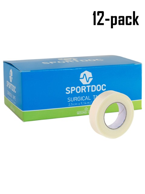 Sportdoc Surgical Tape 2,5 cm x 9,14 m (12-pack)