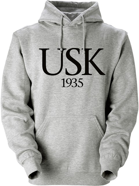 Hood with USK1935, Grå (Utbynäs SK)