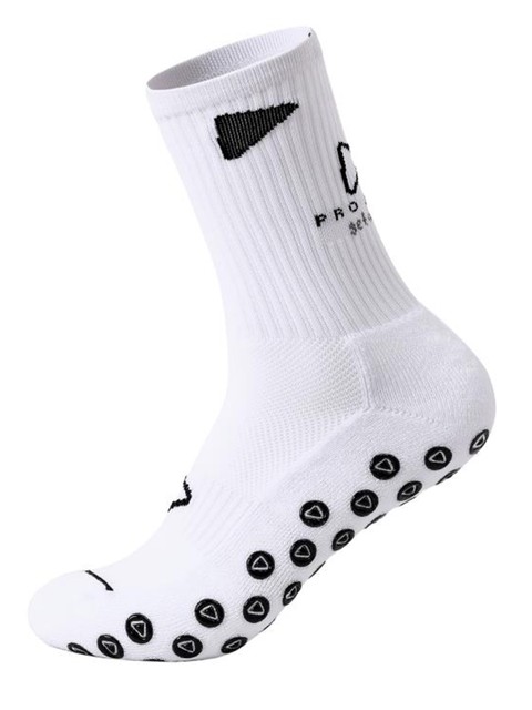 Pro Sock Strumpa - Grip Sock, White (YOUAcademy)