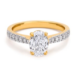 Fenia Electra labotatoriotimanttisormus yht. 1,16ct 18K kelt Fenia Electra labotatoriotimanttisormus yht. 1,16ct 18K kelt