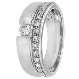 Story of Love Dubrovnik timanttisormus 0,30ct valkokulta