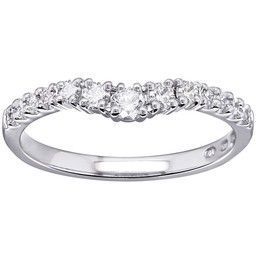 Princess Josephine timanttisormus 0,29ct valkokulta