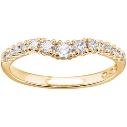 Princess Josephine timanttisormus 0,29ct keltakulta