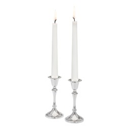 Kynttilänjalat 2kpl, alpakka 12,5cm Kynttilänjalat 2kpl, alpakka 12,5cm