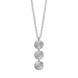 Kalevala Kosmos kaulakoru, 3-palaa, hopea