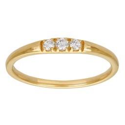 Timanttisormus 0,09ct keltakulta Timanttisormus 0,09ct keltakulta