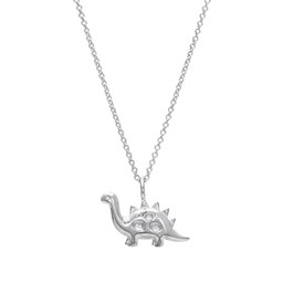 Hopeinen kaulakoru, dinosaurus Hopeinen kaulakoru, dinosaurus