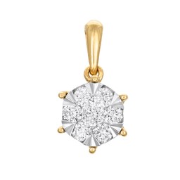 Timanttiriipus yht. 0,20ct keltakulta