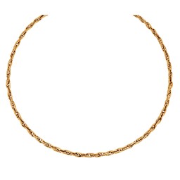 Kultainen kaulaketju kierteet 3,5mm