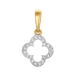 Timanttiriipus yht. 0,05ct apila keltakulta