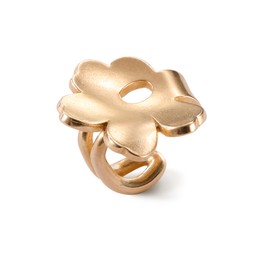 Kalevala x Marimekko Unikko ear cuff korvakoru pronssi Kalevala x Marimekko Unikko ear cuff korvakoru pronssi