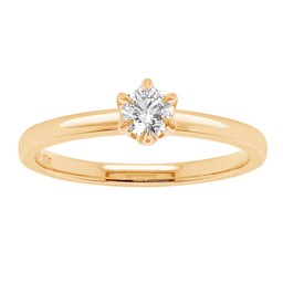 Princess Patricia timanttisormus 0,40ct keltakulta Princess Patricia timanttisormus 0,40ct keltakulta