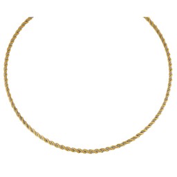 Kultainen kaulaketju cordell 3,2mm, rodinoitu venetsia