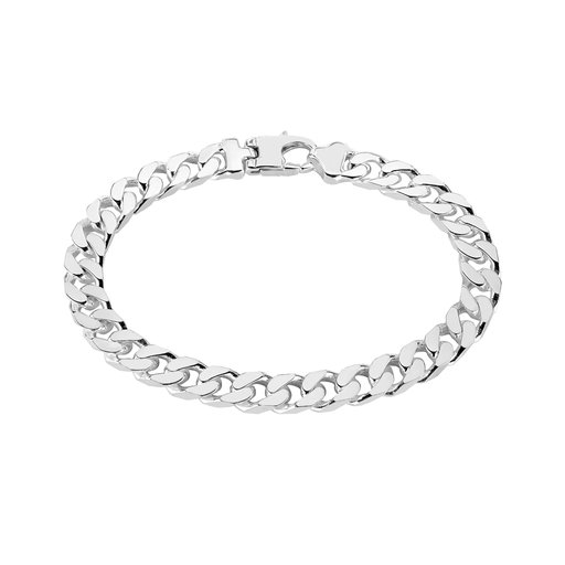 Hopeinen ranneketju, panssari 6mm 19cm