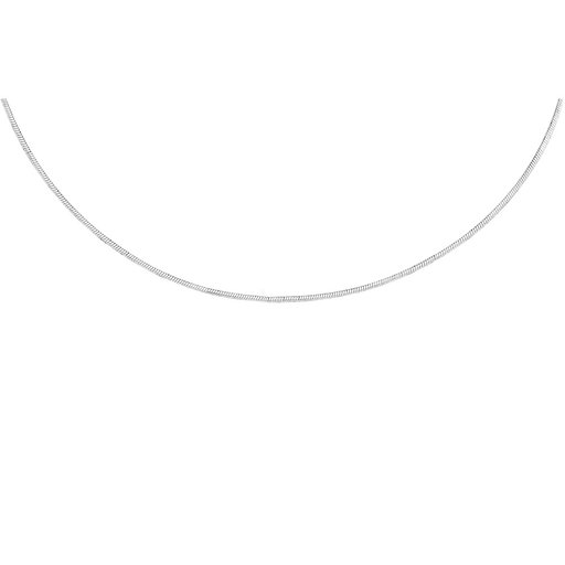 Hopeinen silkkiketju, 1,3mm 45cm