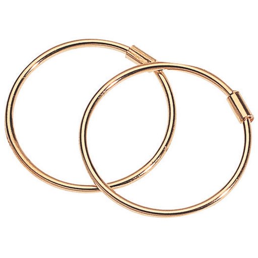 Kultaiset korvakorut / hoitorenkaat 13mm