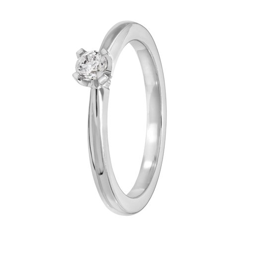 Story of Love Paris timanttisormus 0,15ct valkokulta