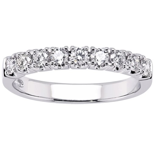 Princess Margaret timanttisormus 0,45ct valkokulta