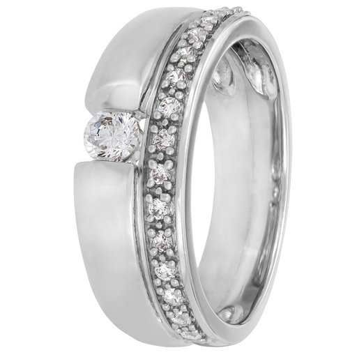Story of Love Dubrovnik timanttisormus 0,30ct valkokulta