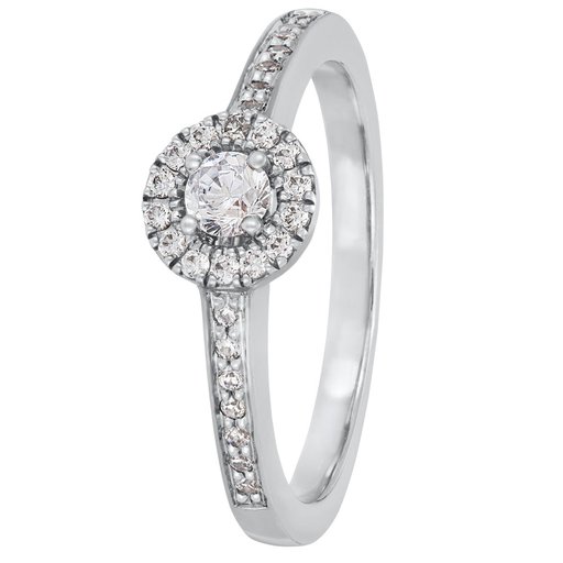 Story of Love Dallas timanttisormus 0,29ct valkokulta