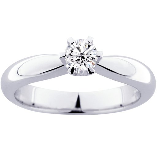 Princess Belle timanttisormus 0,40ct valkokulta