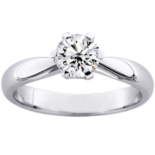 Princess Belle timanttisormus 0,70ct valkokulta