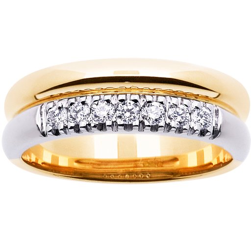Princess Letizia timanttisormus 0,21ct 14K