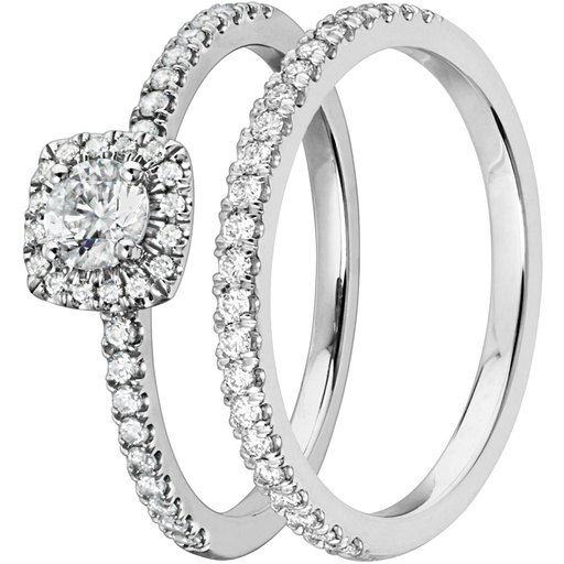 Story of Love New York timanttisormus 0,50ct valkokulta
