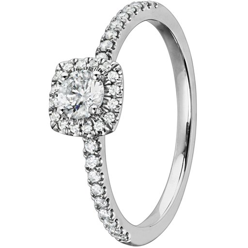 Story of Love New York timanttisormus 0,50ct valkokulta